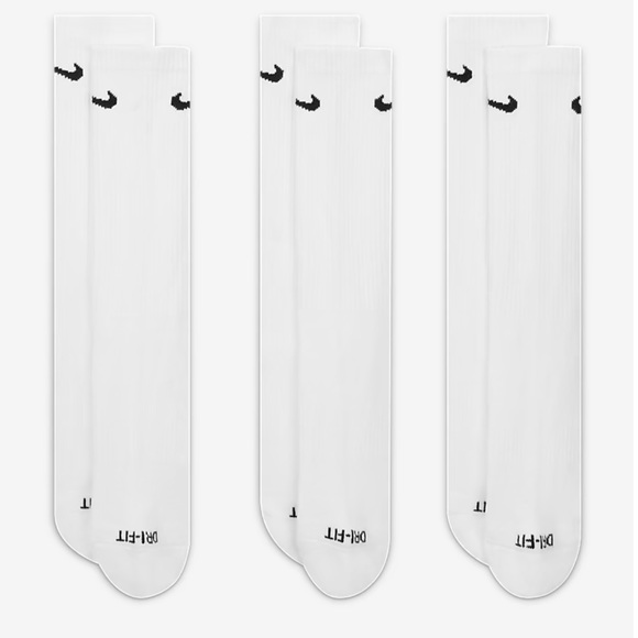 NIKE 
Training Crew Socks (3 Pairs)
Nike Everyday Cushioned - Picture 3 of 12